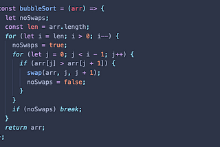 Sorting Algorithms : Bubble Sort