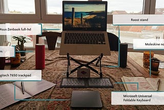 My nomad laptop setup