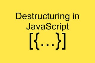 JavaScript Data Destructuring