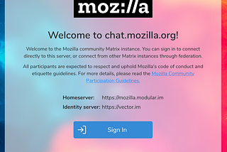 Join Mozilla’s new chat rooms