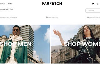 Cloning of Farfetch website within 5 days