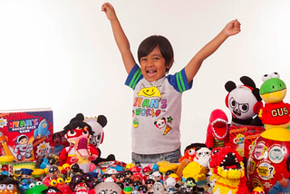 Ryan is 8 years old and for 3rd year in row — He is a YouTube millionaire