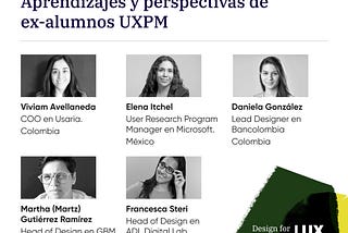 Liderazgo y operaciones: Aprendizajes y perspectivas de exalumnos de UX-PM