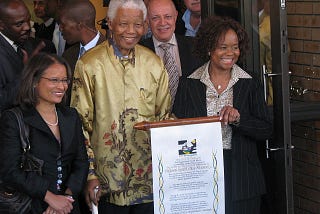 Nelson Mandela in Johannesburg, 2008