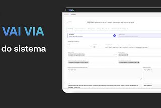 Simplificação do sistema interno Central Vai Via (da Casas Bahia Tecnologia)