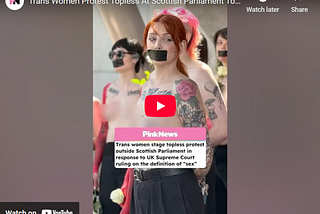 Naked and Transgender: Who’s Afraid of a Few Topless Men?