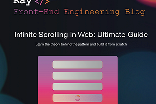 Infinite Scrolling in Web: Ultimate Guide