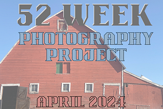 52-Week Photography Project — April 2024
