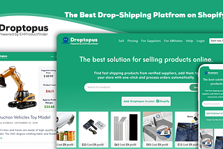 Drop shipping E commerce Platform
