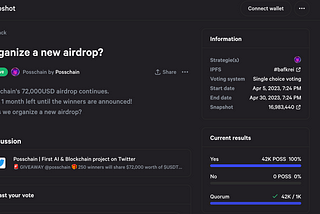 What is the Posschain DAO panel? How to use?