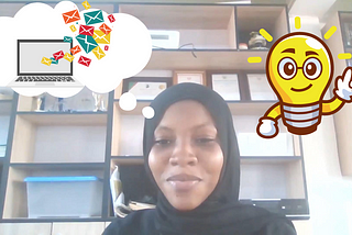 Picture of Rakibatu during the interview with Antsa