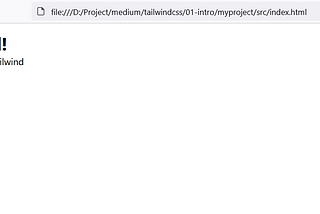 Tailwind CSS: Basic with Tailwind CLI