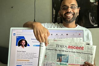 It’s official — Personal Branding Made It To The Newspaper — Still unsure if it’s necessary?