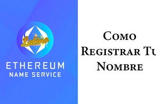 Guía paso a paso para registrar un nombre .ETH