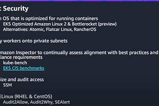 AWS EKS — Security Best Practices