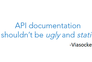 Create a beautiful API documentation via socket