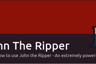 John The Ripper TryHackme Writeup