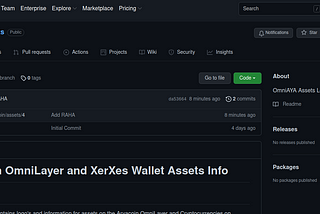Verifying Aryacoin OmniLayer Asset on Xerxes Wallet
