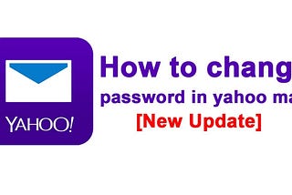 How to change your Yahoo mail account password