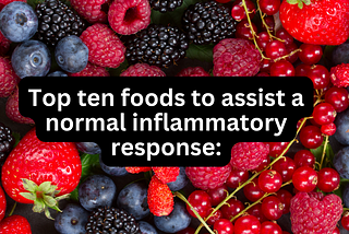 How to regulate inflammation by the foods that we eat