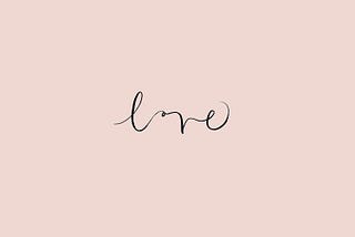 Love is not only a four lettered word, but the actions that are brought into place with it.