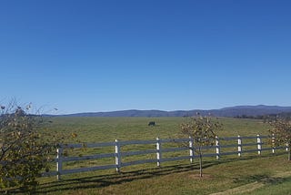 There’s a road nearby that takes you over the crests of a few hills, a shortcut to the interstate.