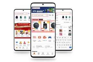 Shopee UX study — landing page redesigned for user’s attention