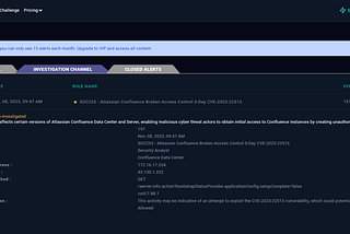 SOC235 — Atlassian Confluence Broken Access Control 0-Day CVE-2023–22515 Walkthrough (LetsDefend.io)