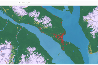 Using Google Earth Engine to examine the Haines landslides of 2020