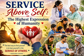 Service Above Self: The Highest Expression of Humanity