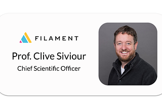 Prof. Clive Siviour joins Filament