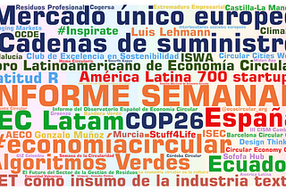 Economía Circular — Claves de la semana del 15 al 22 de octubre de 2021