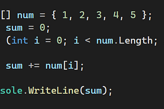 Different ways to get a sum of an array of integers in C#