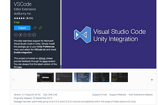 Getting VSCode to work for Unity development on a Mac