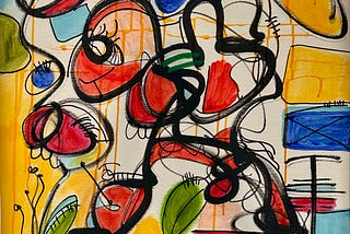 Carnival of Forms, a Dopamine Art Painting