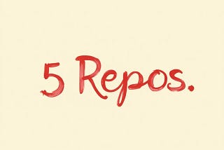 5 GitHub Repos for Building Cool AI stuff