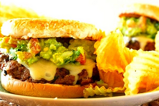 Guacamole Cilantro Lime Cheeseburger — Latin American