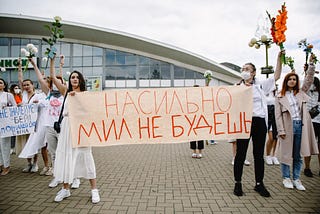 Women-only protests in Belarus