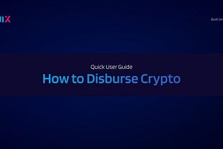 Beginner’s Guide on How to Disburse in OmniX