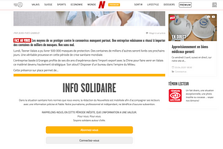 Abonnez-Vous?: Please, don’t block access to COVID-19-related news behind paywalls.