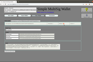 Simple MultiSig — Step by Step