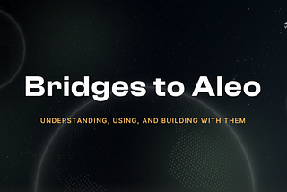 Bridging on Aleo: Verulink zkWorkshop at ETHDenver
