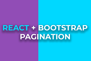 React-bootstrap Pagination