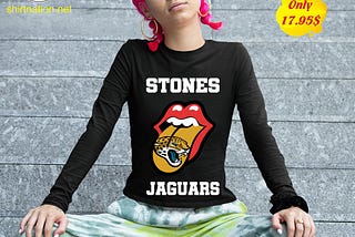 HOT Jacksonville Jaguars Rolling Stones tongue shirt