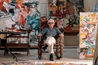 My Dinner with Willem de Kooning, Painter Hero