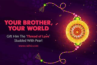 Send Designer Rakhi & Love to your Brother Online