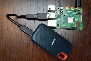 Raspberry Pi 4 with SSD