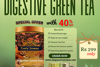 Exotic Aromas Digestive Green Tea