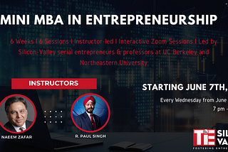 🚀 Unlock the Secrets of Entrepreneurial Success: TiE Institute’s Mini MBA in Entrepreneurship…