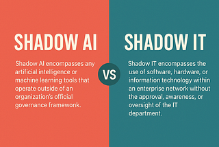 🆚 Shadow AI vs. Shadow IT